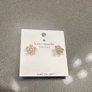 Kate Spade Gold Flower Earrings